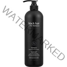 아브카 탈모기능성 블랙 헤어 컬러 새치샴푸, 1000ml, 1개