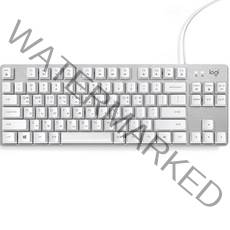 로지텍 K835 TKL 유선 알루미늄 기계식 키보드 TTC 적축, 텐키리스, YU0045, 오프화이트