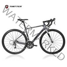 트위터자전거 STEALTH 풀카본 시마노16단, 100%완조립배송, 48, 레드
