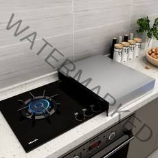 가스레인지덮개 인덕션 커버 받침대 스테인리스 35x57x9, 단품