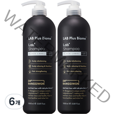 닥터방기원 랩플러스 바이옴 탈모샴푸 블랙라벨, 6개, 1000ml