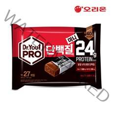 닥터유 프로단백질바 미니280g 약 27개입 1봉지(오리온 더탱글미니 9.8g 증정), 1개