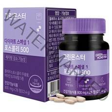 그린몬스터 다이어트 스페셜1 포스콜리500, 28정, 1개
