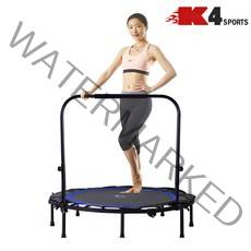 K4스포츠아몸디 K4-328 접이식원형 원터치 원형트램폴린 전신운동 방방이 점핑다이어트, 블루