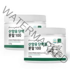 자연바름 산양유 단백질 분말 100% 첨가물 없는 순수 프로틴 밸런스, 120g x 2개입