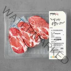 모아미트 미국산 옥수수먹인 암퇘지 통목심 에어프라이용 (냉장), 1kg, 1개