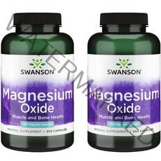 Swanson 마그네슘 400mg 캡슐, 250개입, 2개
