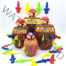 [무료배송]해적룰렛 후크선장 왕 특대형 대형 중형 소형 미니 어린이집 통아저씨 복불복, 선택4 : 후크룰렛(특대)