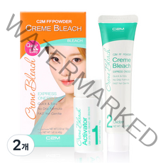 씨투엠 에프에프 파우더 크렘 브리치 탈색제, 55ml, 2개