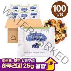 [하루견과] 썬넛트 하루견과 블루베리 25gx100봉, 1.썬넛트하루견과블루베리100봉