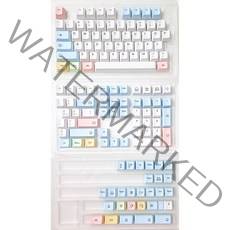 사오파오 파스텔분필 키캡 PBT 체리 염료승화, 영어 136키