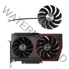 Zotac RTX 100 3070TI 듀얼 블레이드 그래픽 냉각 팬용 89MM 3070 MM CF1010U12S CF9015H12S RTX3070TI GPU 쿨러, 03 1PCS