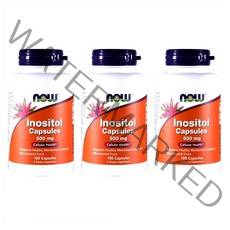 나우 푸드 이노시톨 500mg 100정 3팩 NOW Foods Inositol 100 Capsules / 500mg, 100캡슐