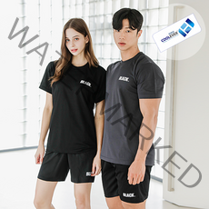 블랙몬스터핏 BLACKSET 쿨론 헬스복 운동복 트레이닝 세트