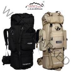 로컬라이언 등산가방 대용량85L 배낭 백패킹 레저 마운트 Outdoor Locallion, 블랙