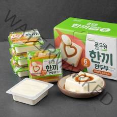 풀무원 한끼 연두부 + 오리엔탈 유자 소스 6개입, 708g, 1세트