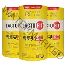 종근당 생유산균 락토핏 골드 2g 50포 x 3통, 단품, 단품