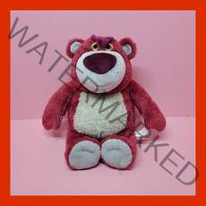 DISNEY 토이스토리 봉제인형 나쁜악당 귀여운 빨간곰 랏소베어 캐릭터인형