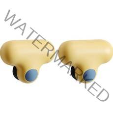 솔브리빙 초미니 실리콘 화장실 유리창 차량 물기제거기 옐로우, 2개