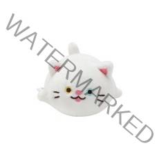 모찌타운 꾹꾹이 스퀴시 고양이 스트레스볼 오드, 화이트