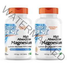 닥터스베스트 고흡수 마그네슘 100 mg 240 정, 240정, 2병