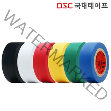[당일배송] 전기테이프 절연테이프 20mm X 9M(6개입) 6컬러 1세트, 5세트
