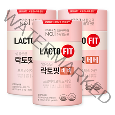 종근당건강 락토핏 생유산균 베베 2g 60포 3통, 3개