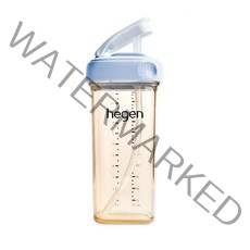 헤겐 유아용 빨대컵 PPSU 330ml, 블루, 1개