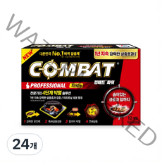 컴배트 파워 살충제 작은바퀴용, 1.5g, 24개