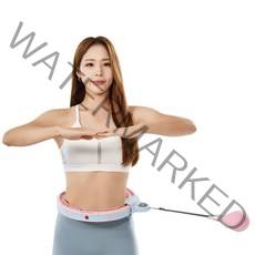 [리퍼브]몸에서 떨어지지 않는 신수지 리본 훌라후프 프리미엄 GOOD-V11(카운트 기능), 새상품 리본 훌라후프 GOOD-V11