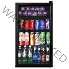 하이얼 23년형 신모델 쇼케이스 미니 냉장고 HSC91MDB