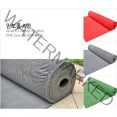 맘보롤매트A형_그레이 120X100cm 미끄럼방지 매트 수영장논슬립 구멍매트 학교매트, 그레이