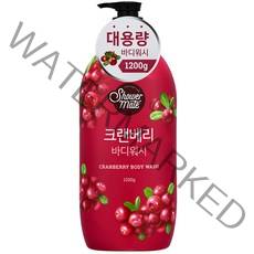 샤워메이트 크랜베리 바디워시, 1200g, 1개