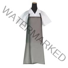 에이앤지 우레탄 H형 앞치마 소, 반투명 검정, 1개