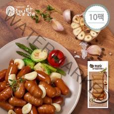 햇살푸드 햇살닭 닭가슴살 비엔나 로스트갈릭맛 1kg(100gX10팩), 10개
