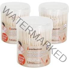 퍼펙션 신생아 면봉, 300개입, 3개