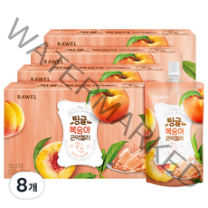 로엘 팅글 곤약젤리 복숭아 4박스, 1300g, 8개