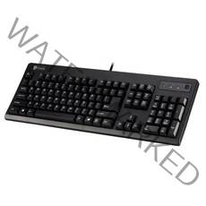 아이락스 지문인식키보드 IRK27WF 지문인식 동글이 유선키보드, 블랙