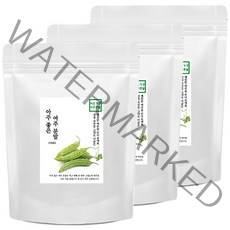 씨없는 어린 국산 여주 분말 가루 국내산 효능, 100g, 3개