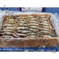 산호물산 냉동 라운드 삼점게 숫게(80/100g) 3kg / 6kg [1시주문건 익일도착], 라운드 삼점게 숫게(80/100g) 6kg, 1개