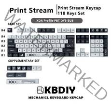 디자인키보드 해피해킹 리얼포스 저소음 키보드 kbdiy print stream 199, 인쇄 스트림