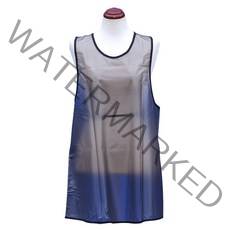 바이데코 방수 우레탄 망사 앞치마, 블랙, 1개