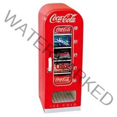 오베리굿 코카콜라 미니냉장고 미니음료수냉장고 1인용 초미니 온도조절 18L 레드 레트로 자판기, 18L [레트로 자판기] 냉장고