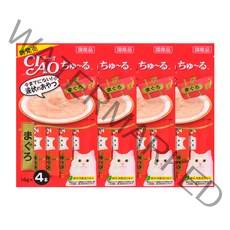 이나바 고양이 챠오츄르 간식, 참치, 56g, 4팩
