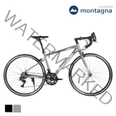 2023년형 Montagna 듀얼레버 사이클 로드 자전거 R9 700C, 티타늄그레이, 430, 98%조립