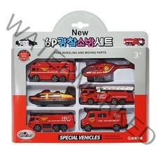 NEW 경찰소방 완구 6p 세트, 소방