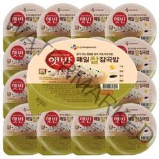 햇반 매일 찰잡곡밥, 210g, 18개