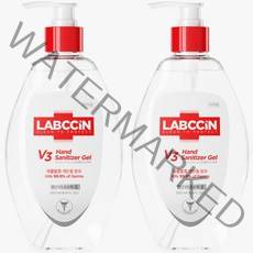 랩신 V3 새니타이저 겔, 500ml, 2개