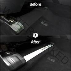 현대자동차 시트 스트럿바 롤링 진동 감소 알루미늄 합금 포인트바 아노다이징 부식방지, 투싼 NX4, 2.조수석