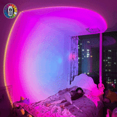 16~96색 샤인램 선셋 led 침실 스탠드 노을 석양 인테리어 조명 무드등, 선셋무드등 USB아답터